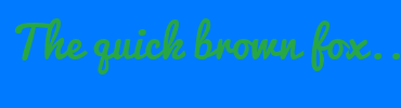 Image with Font Color 28A745 and Background Color 007BFF